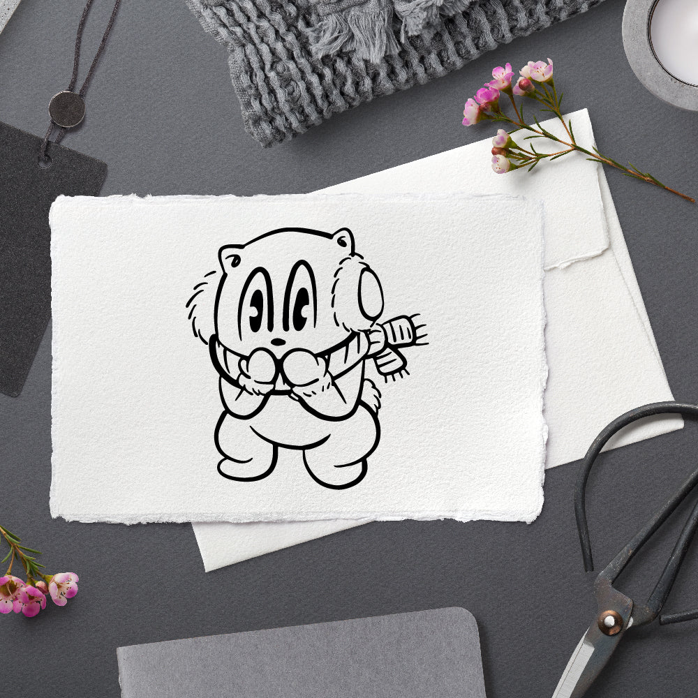 Stempidoo® - Frierendes Bärchen - Motivstempel