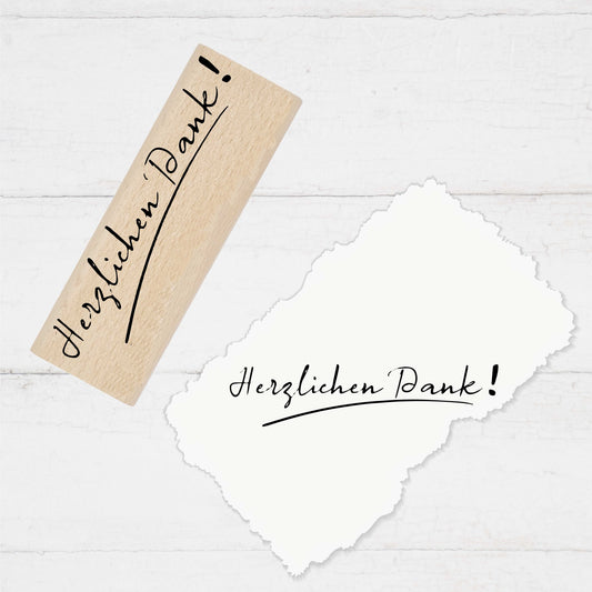 Stempidoo® - Herzlichen Dank - Motivstempel