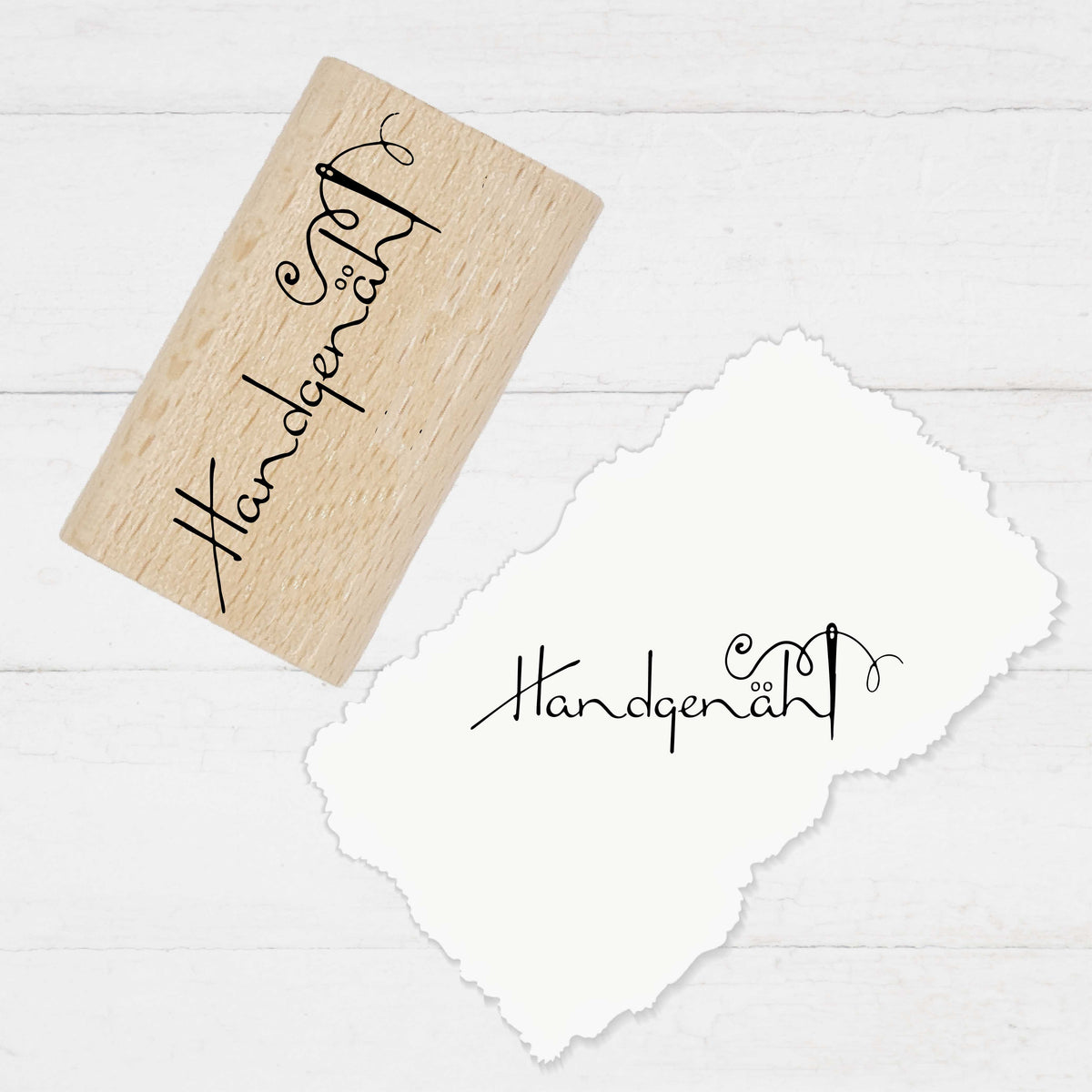 Stempidoo®  mit Text - Handgenäht - Motivstempel