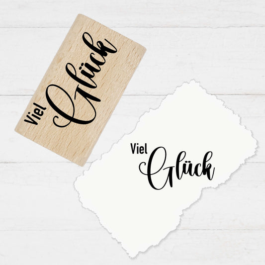 Stempidoo®  - Viel Glück - Motivstempel