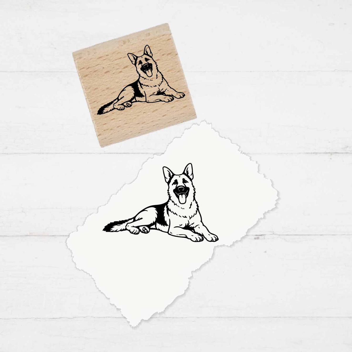 Stempidoo® Hund - Schäferhund - Motivstempel 