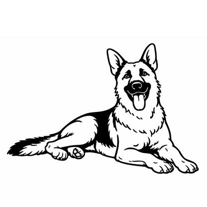 Stempidoo® Hund - Schäferhund - Motivstempel 