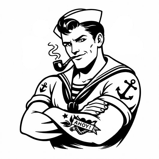Stempidoo®  Rockabilly Style - Seemann - Motivstempel 