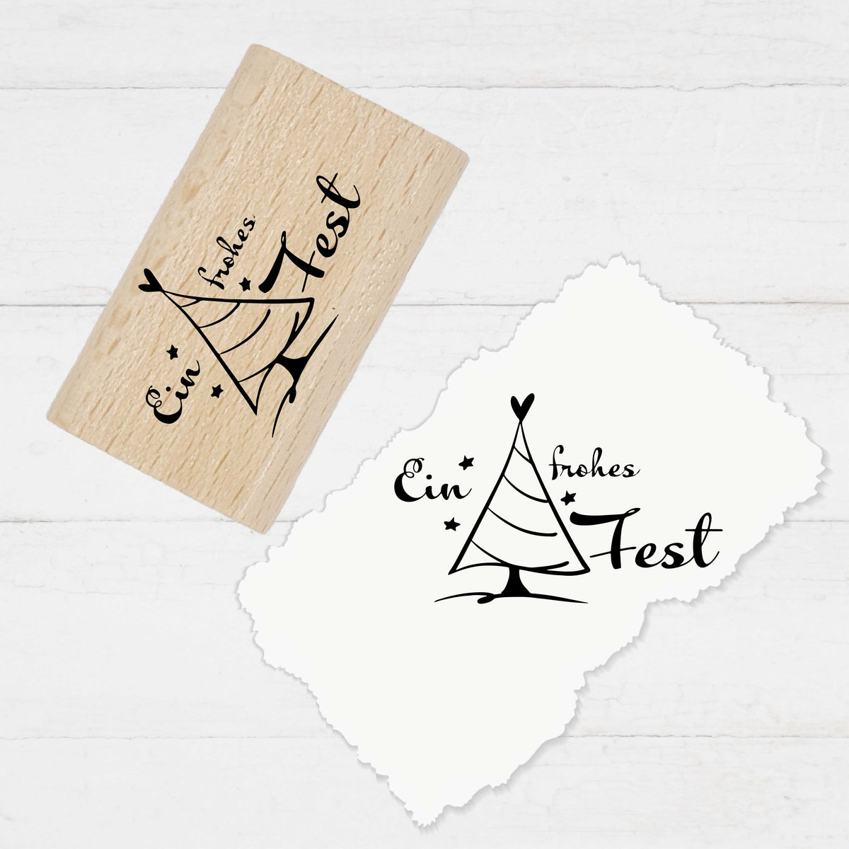 Stempidoo® - Ein frohes Fest - Motivstempel