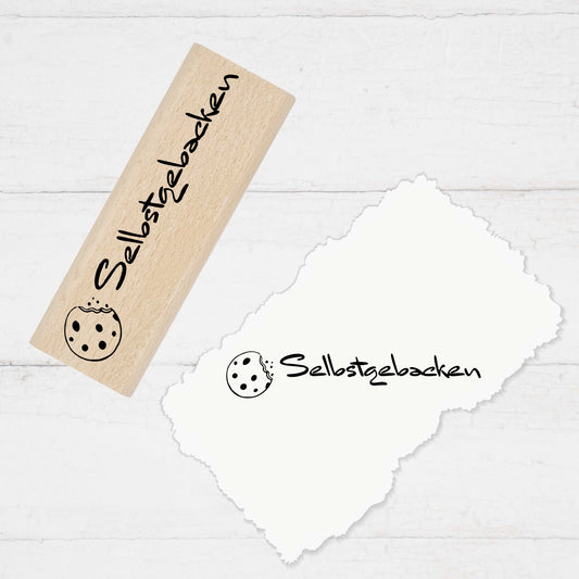 Stempidoo® - Selbstgebacken mit Keks - Motivstempel