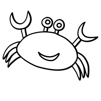 Stempidoo® - Krabbe - Ministempel Ø 22 mm