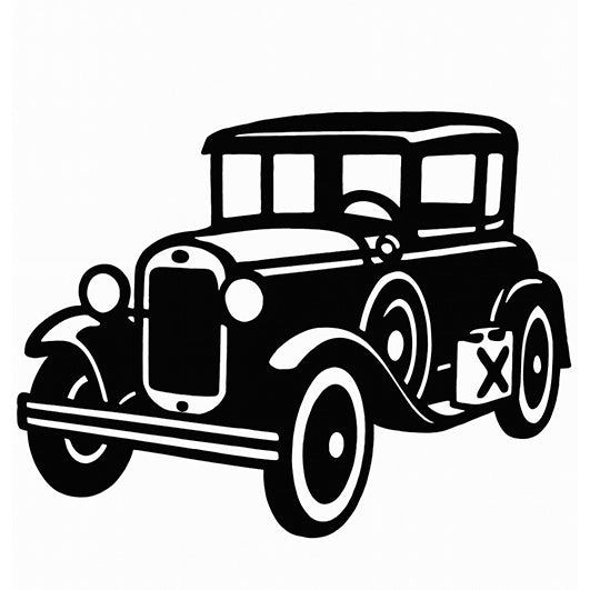 Stempidoo - Maxi Mini - Motivstempel - Oldtimer- Stempel zum Basteln von Karten, DIY, Papier, Stoffen