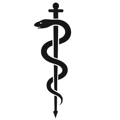 Stempidoo® - Äskulapstab - Ministempel Ø 22 mm