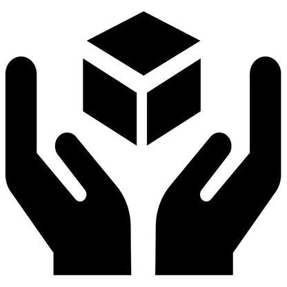 Stempidoo - Maxi Mini - Motivstempel - Fracht Symbol - Handle with care - Stempel für Büro oder zum Basteln von Karten, DIY, Papier, Stoffen 