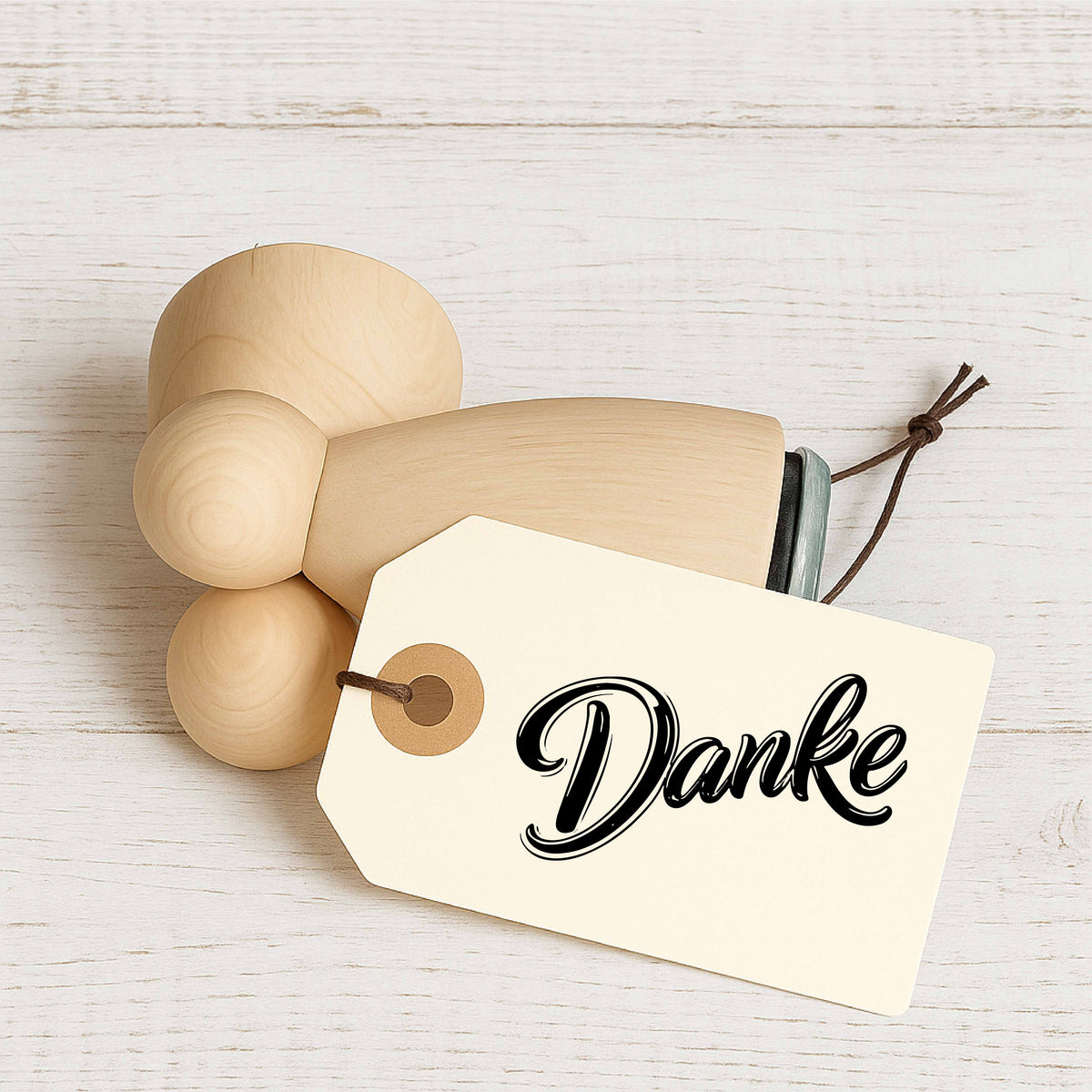 Stempidoo - Maxi Mini - Motivstempel - Danke - Stempel zum Basteln von Karten, DIY, Papier, Stoffen