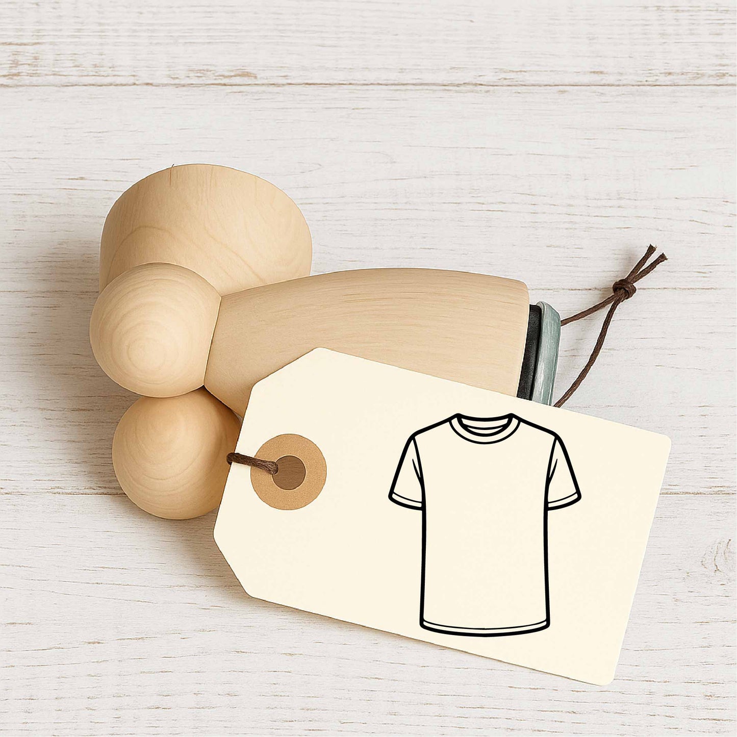 Stempidoo - Maxi Mini - Motivstempel - Symbol - T-Shirt - Stempel zum Basteln von Karten, DIY, Papier, Stoffen, Arbeit, Beruf, Büro 