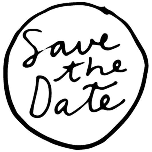 Stempidoo® - Save the Date - Ministempel Ø 22 mm