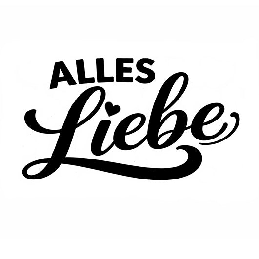 Stempidoo - Maxi Mini - Motivstempel - ALLES Liebe - Stempel zum Basteln von Karten, DIY, Papier, Stoffen, Scrapbooking 