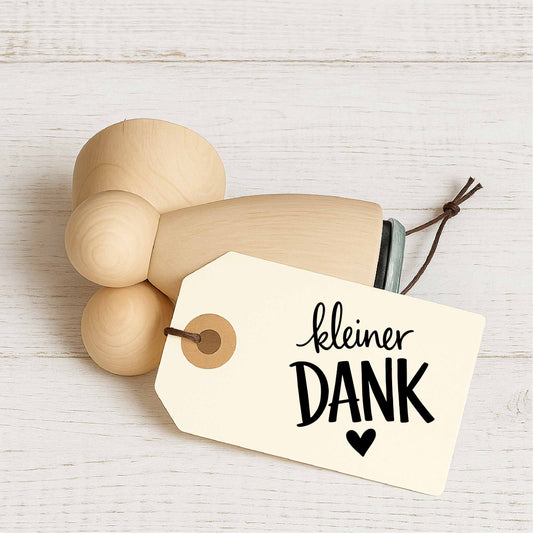 Stempidoo® - kleiner DANK - Ministempel Ø 22 mm