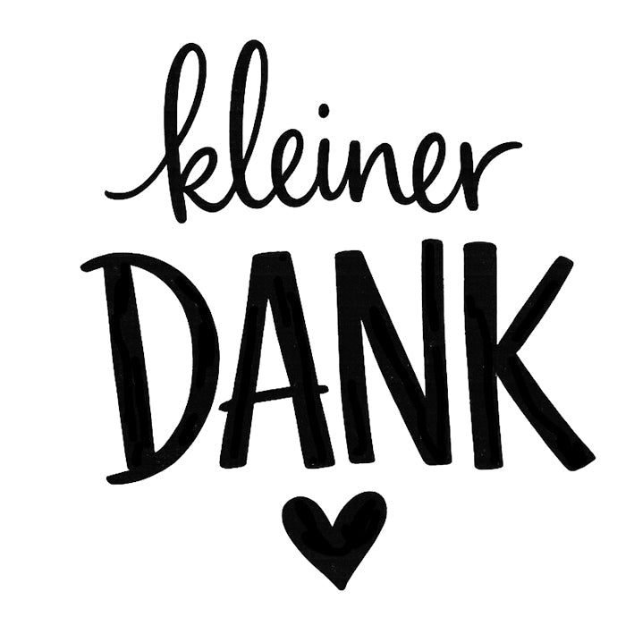 Stempidoo® - kleiner DANK - Ministempel Ø 22 mm