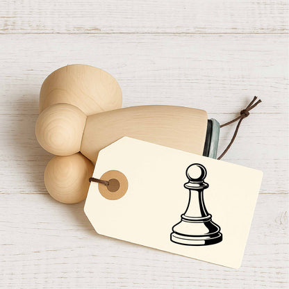 Stempidoo - Maxi Mini - Motivstempel - Schachfigur Bauer - Stempel zum Basteln von Karten, DIY, Papier, Stoffen, Scrapbooking