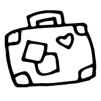 Stempidoo® - Reisekoffer - Ministempel Ø 22 mm
