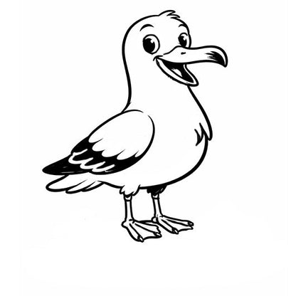 Stempidoo® - Möwe - Ministempel Ø 22 mm
