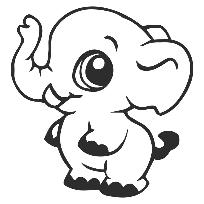 Elefant- Tiermotiv 
