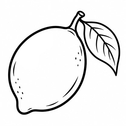 Stempidoo® - Zitrone - Ministempel Ø 22 mm