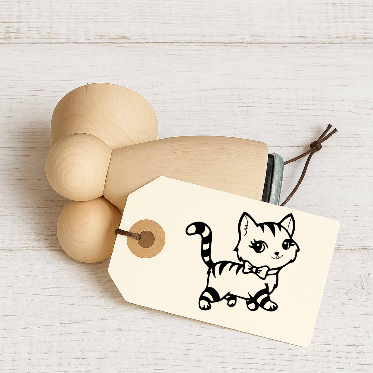 Stempidoo - Maxi Mini - Motivstempel - Waschbär - Tiermotiv - Stempel für Fun, Party & Beruf oder zum Basteln von Karten, DIY, Papier, Stoffen, Scrapbooking