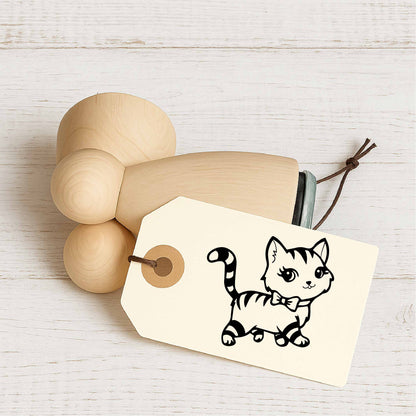 Stempidoo - Maxi Mini - Motivstempel - Waschbär - Tiermotiv - Stempel für Fun, Party & Beruf oder zum Basteln von Karten, DIY, Papier, Stoffen, Scrapbooking