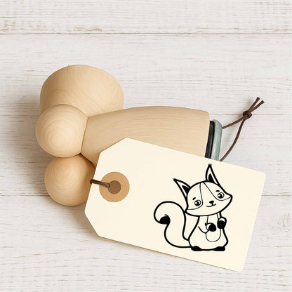 Stempidoo - Maxi Mini - Motivstempel - Fuchs - Tiermotiv - Stempel für Fun, Party & Beruf oder zum Basteln von Karten, DIY, Papier, Stoffen, Scrapbooking