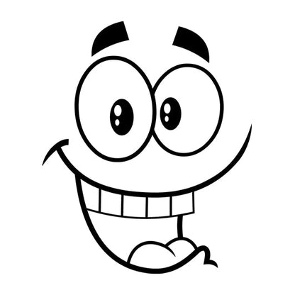 Stempidoo® - Lachendes Emoji - Ministempel Ø 22 mm