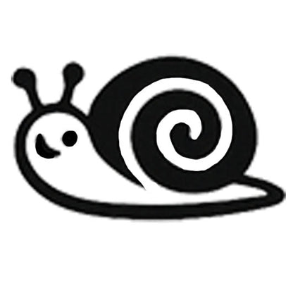 Stempidoo Maxi Mini Motivstempel Schnecke – Holzstempel für Karten, Scrapbooking, DIY, Basteln & Papier