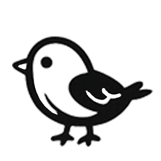 Stempidoo® - Sperling – Ministempel Ø 22 mm