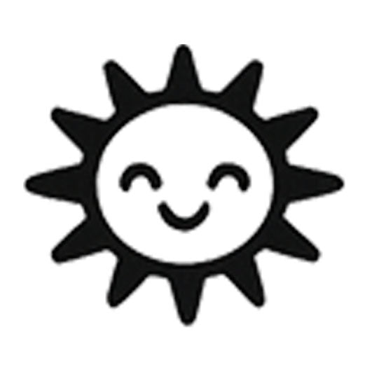 Stempidoo Maxi Mini Motivstempel Sonne – Holzstempel für Karten, Scrapbooking, DIY, Basteln & Papier