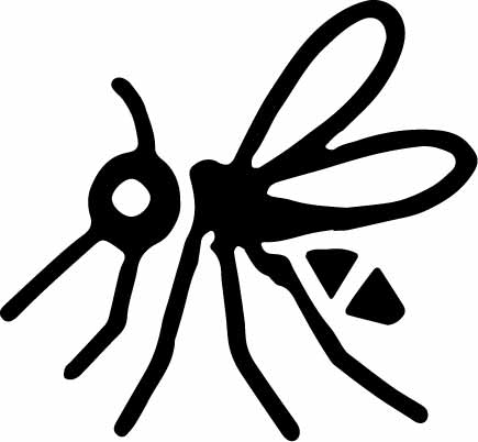Stempidoo Maxi Mini Motivstempel Mücke – Holzstempel für Karten, Scrapbooking, DIY, Basteln & Papier