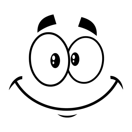 Stempidoo® - Smile Emoji - Ministempel Ø 22 mm