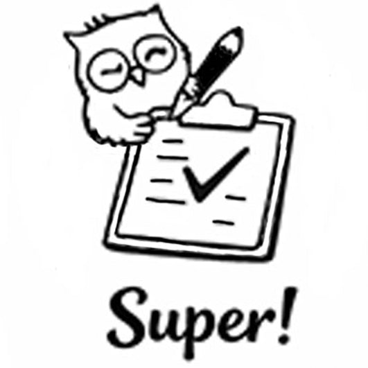 Stempidoo Lehrerstempel Maxi Mini Motivstempel – super - für Schule, Karten, Scrapbooking, DIY, Basteln & Papier 