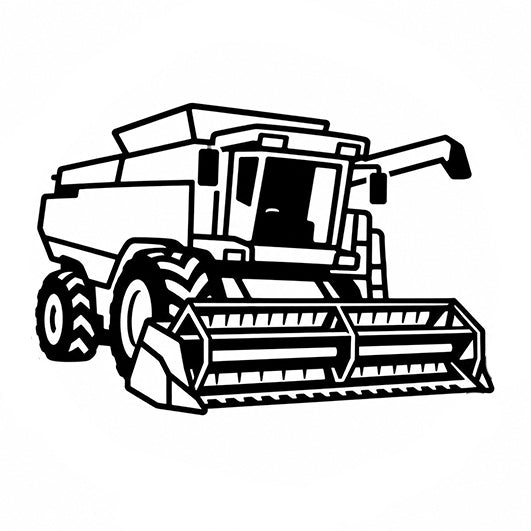 Stempidoo® - Mähdrescher – Ministempel Ø 22 mm 