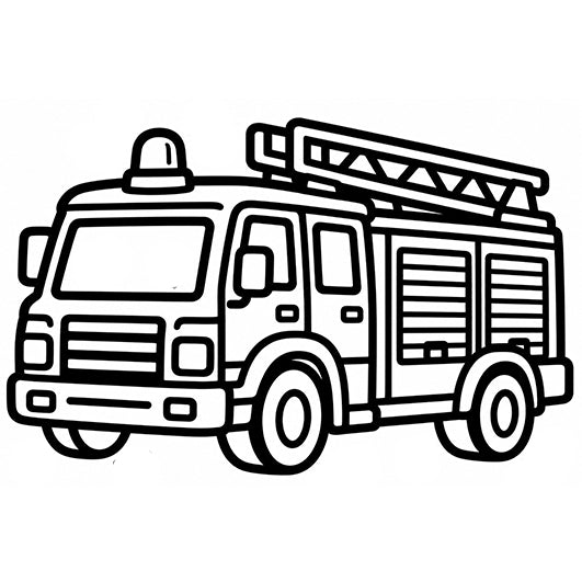 Stempidoo® - Feuerwehrfahrzeug – Ministempel Ø 22 mm 
