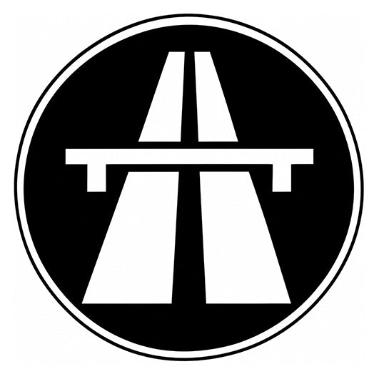 Stempidoo® - Verkehrszeichen Autobahn - Ministempel Ø 22 mm 