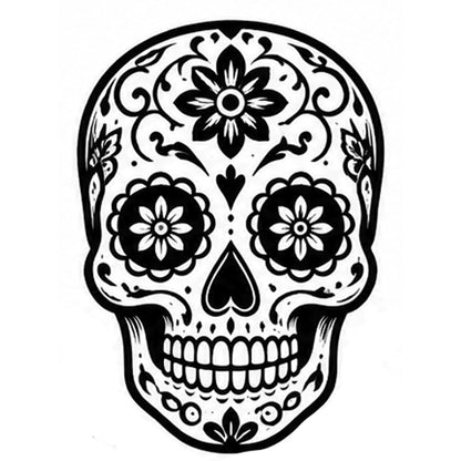 Stempidoo® - los Muertos Motiv – Ministempel Ø 22 mm
