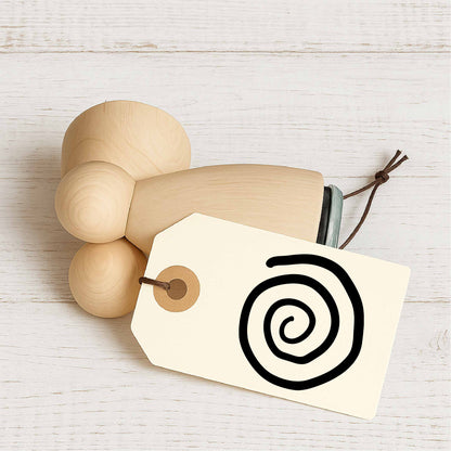Stempidoo® - Comic Icon Kringel - Ministempel Ø 22 mm