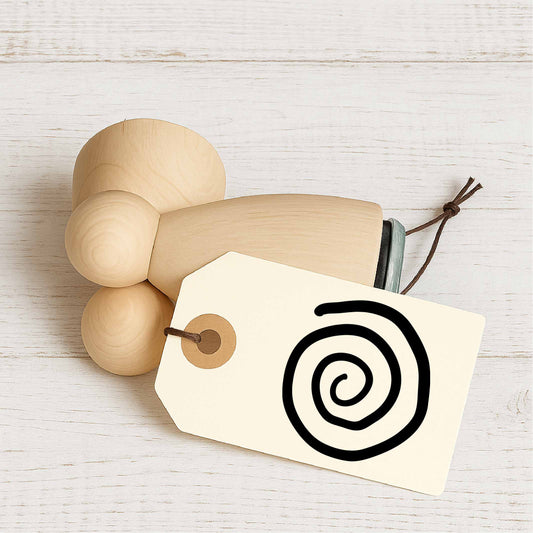 Stempidoo® - Comic Icon Kringel - Ministempel Ø 22 mm