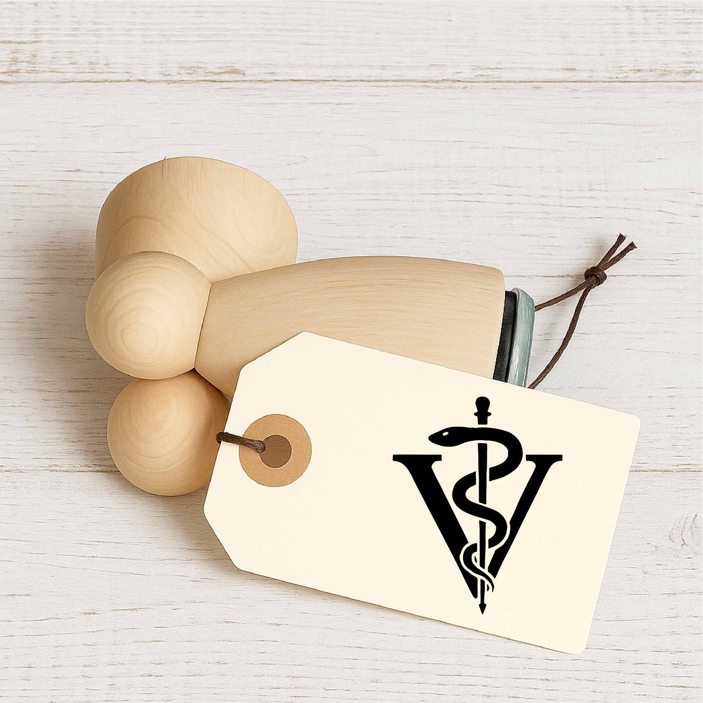Stempidoo® - Äskulapstab - Veterinärmedizin - Ministempel Ø 22 mm