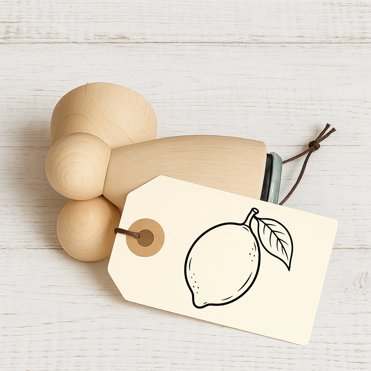 Stempidoo® - Zitrone - Ministempel Ø 22 mm