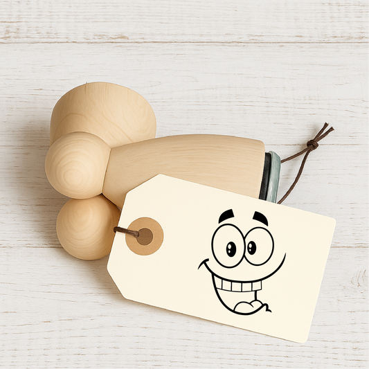 Stempidoo® - Lachendes Emoji - Ministempel Ø 22 mm