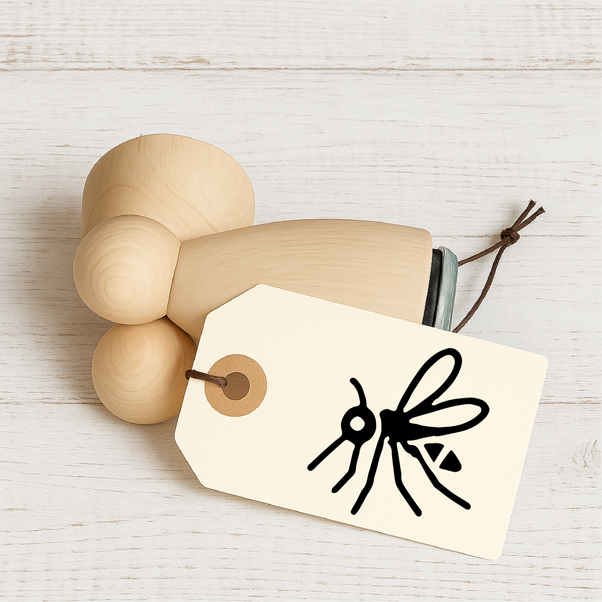 Stempidoo Maxi Mini Motivstempel Mücke – Holzstempel für Karten, Scrapbooking, DIY, Basteln & Papier