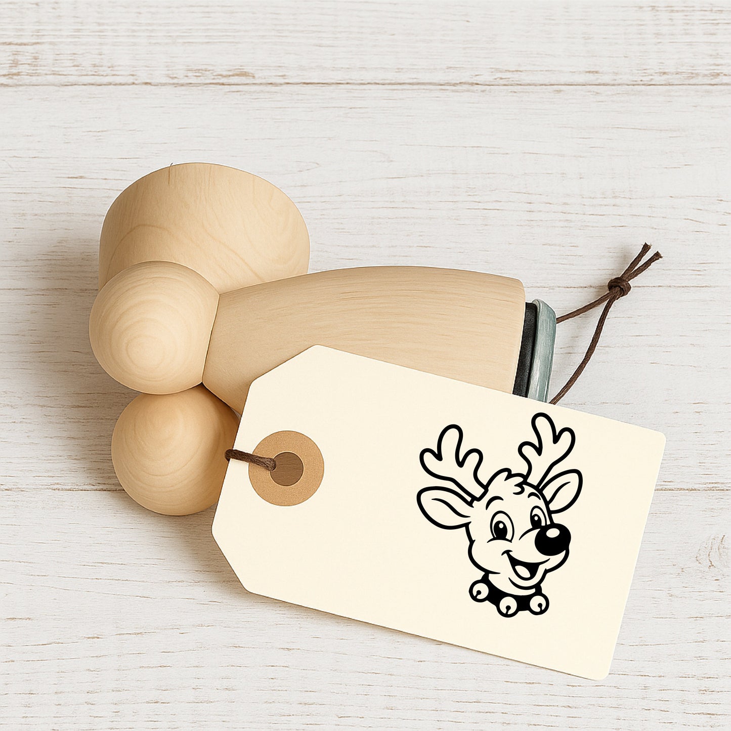 Stempidoo®  Ministempel Rentier – Weihnachtsmotiv – Motivstempel