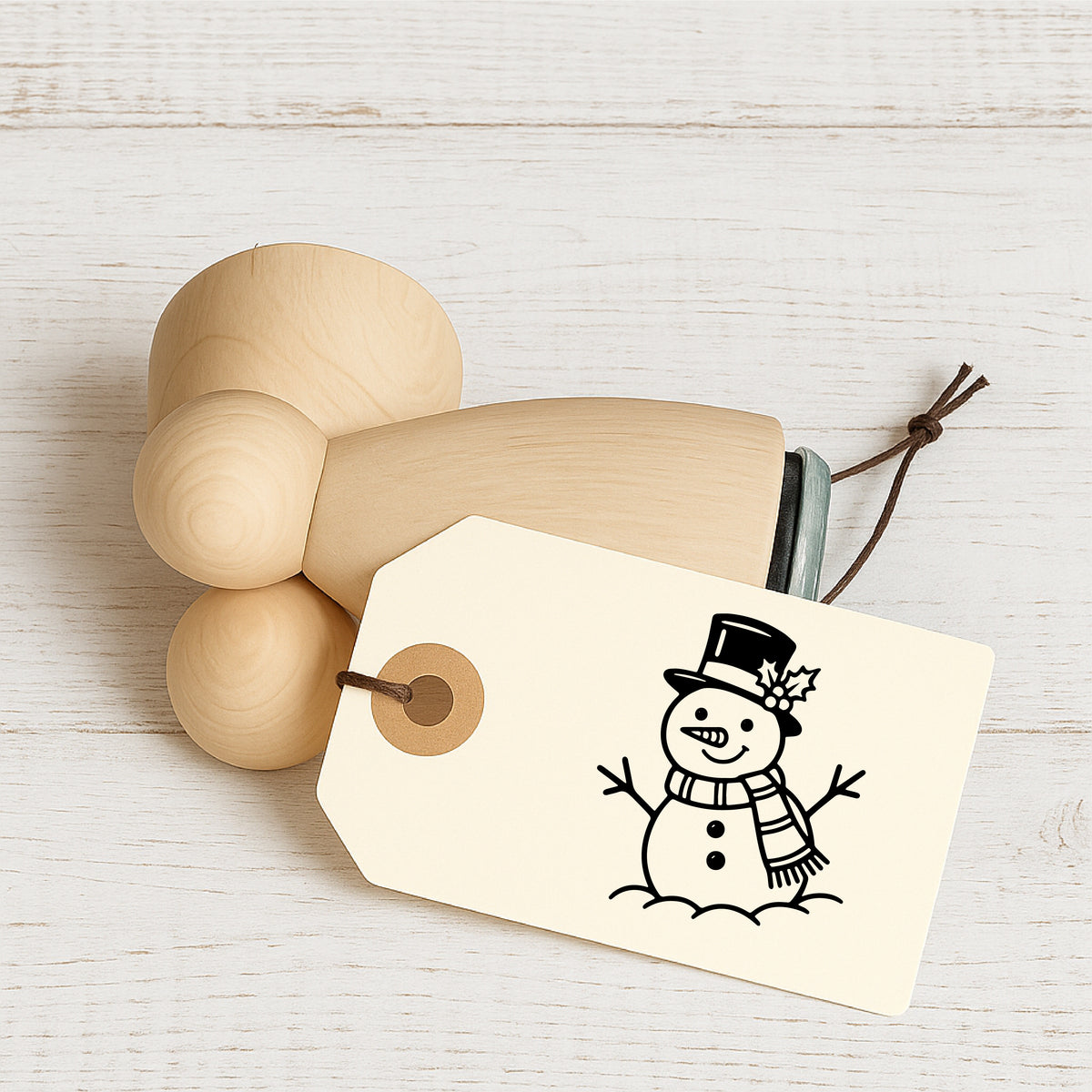 Stempidoo® - Schneemann - Ministempel Ø 22 mm