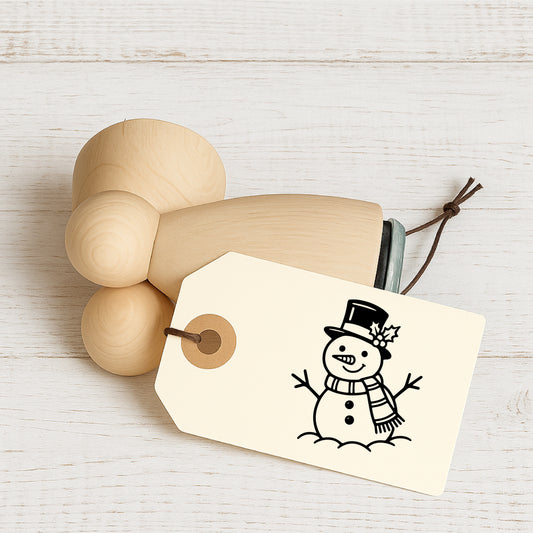 Stempidoo® - Schneemann - Ministempel Ø 22 mm