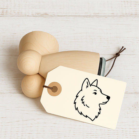 Stempidoo® - Wolfskopf - Ministempel Ø 22 mm