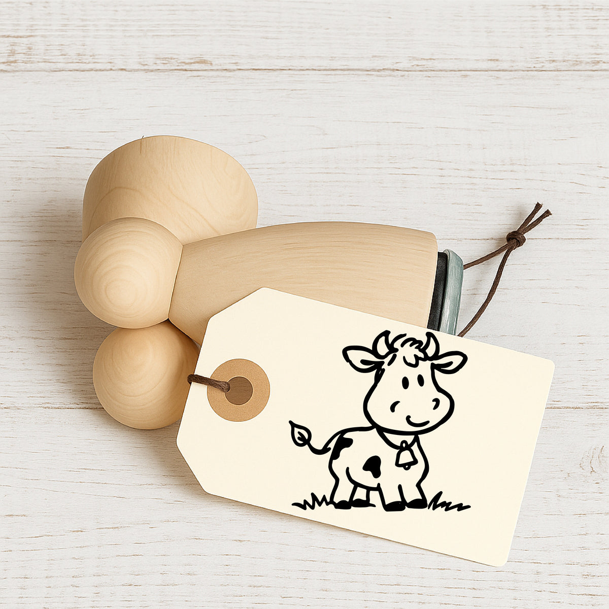 Stempidoo® - Süße Kuh - Ministempel Ø 22 mm 