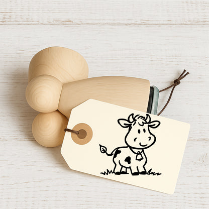 Stempidoo® - Süße Kuh - Ministempel Ø 22 mm 